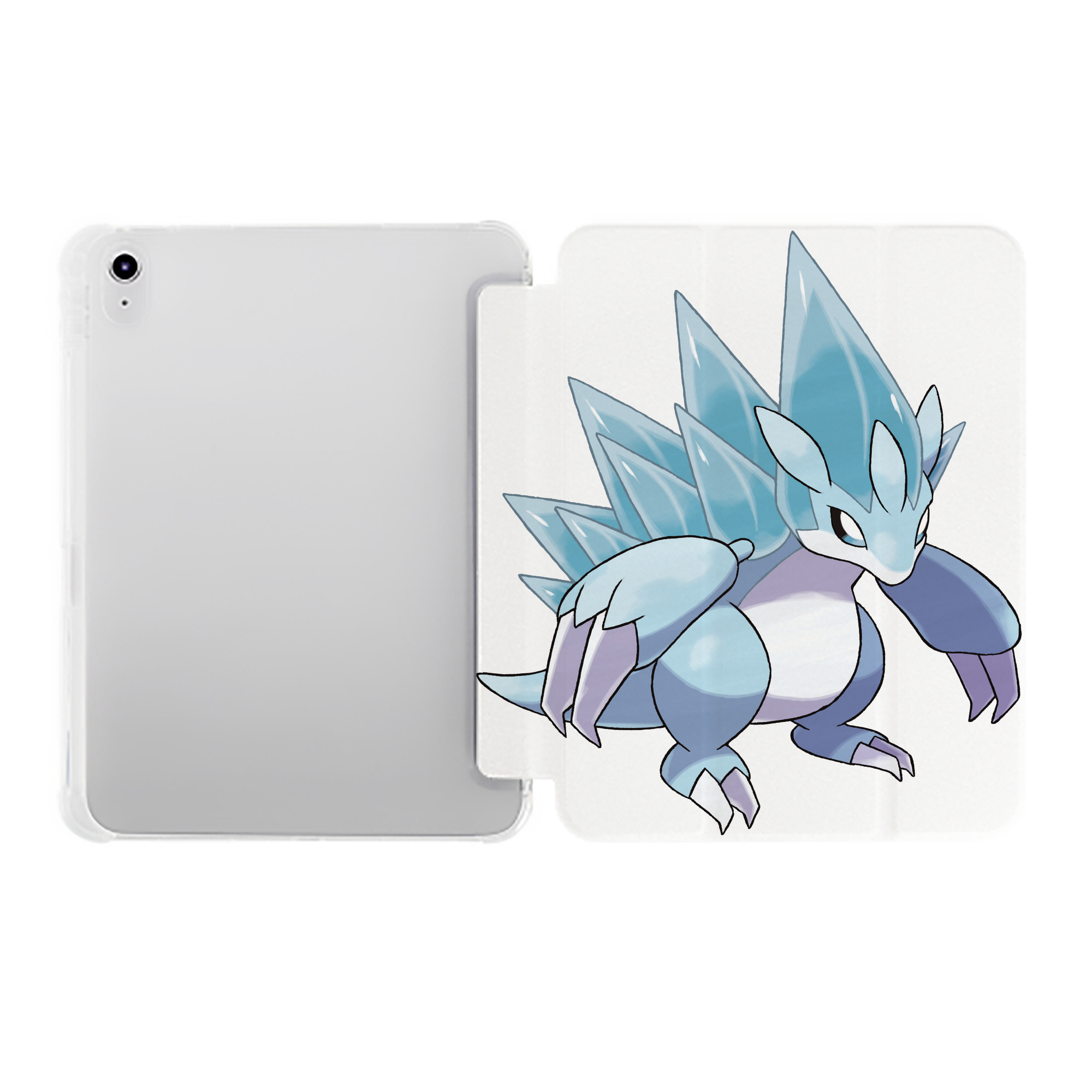 （画像用） ポケットモンスター Pokémon IPad ケース ペン収納付き 三つ折りスタンド PUレザー×シリコン 対応機種9.5/10.5/10.9インチ